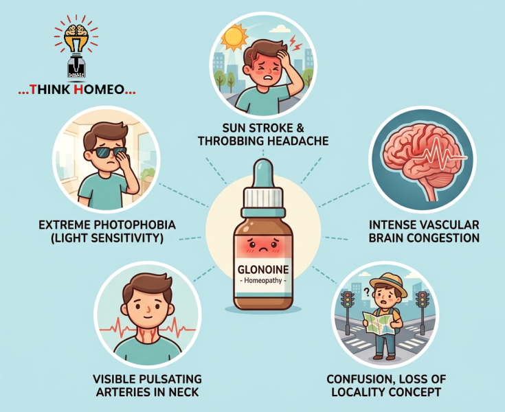 Glonoinum (Nitroglycerin) – ग्लोनॉयन — होम्योपैथिक औषधि