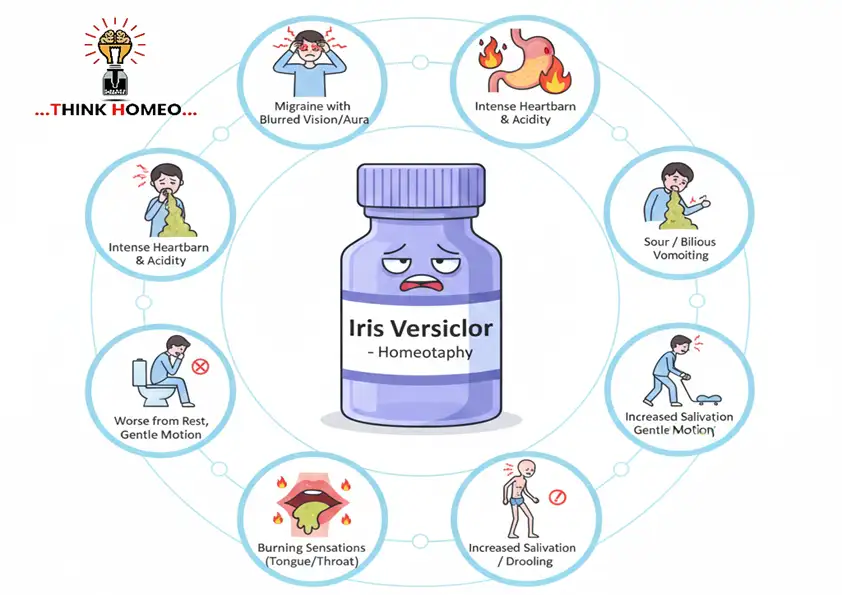 Iris Versicolor (Blue Flag) – आइरिस वरसिकलर