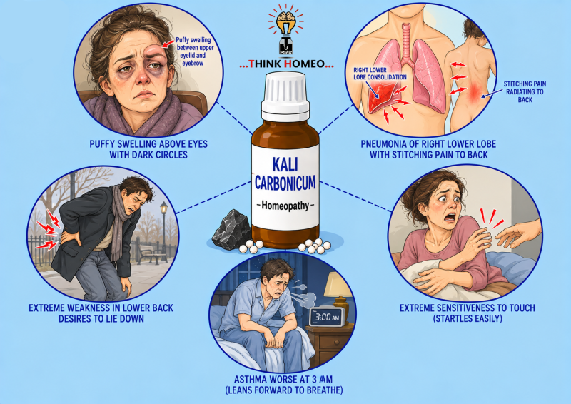 Kali Carbonicum – कैलि कार्बोनिकम — होम्योपैथिक औषधि