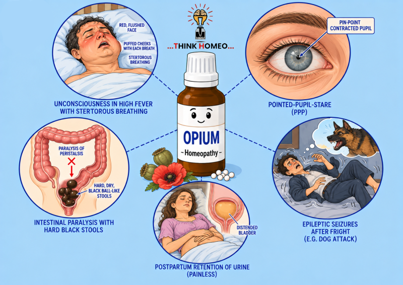 Opium (Poppy) – ओपियम — होम्योपैथिक औषधि