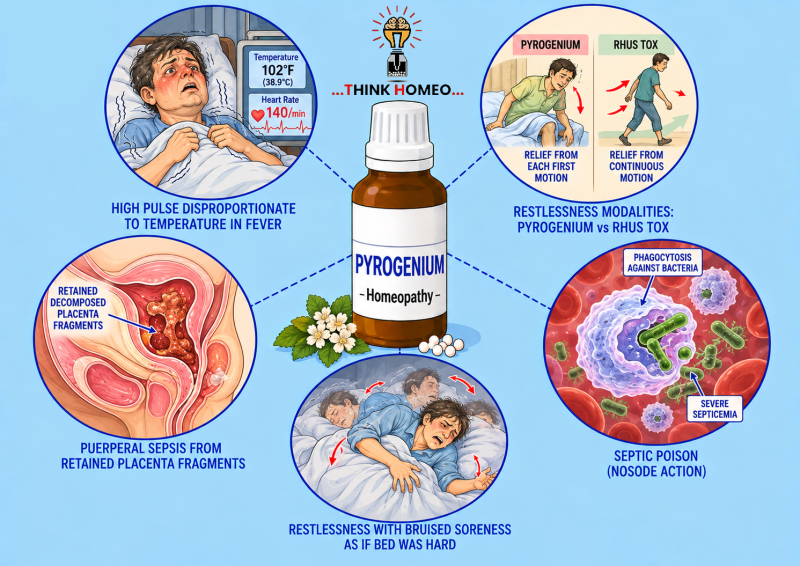 Pyrogen (Septic Poison) – पाइरोजेन — होम्योपैथिक औषधि