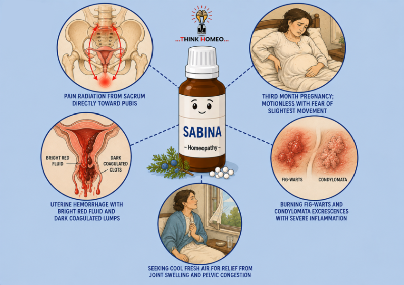 Sabina – सैबाइना — होम्योपैथिक औषधि