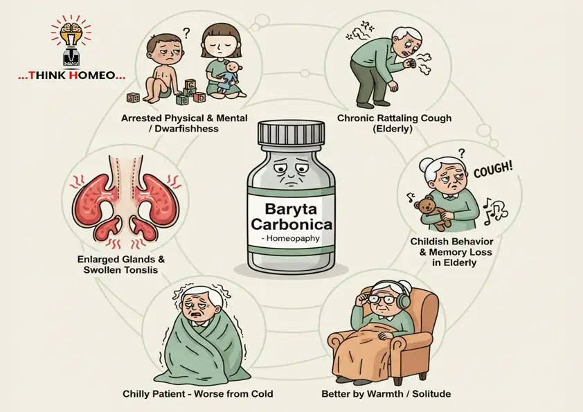 Baryta Carbonica – बैराइटा कार्बोनिका