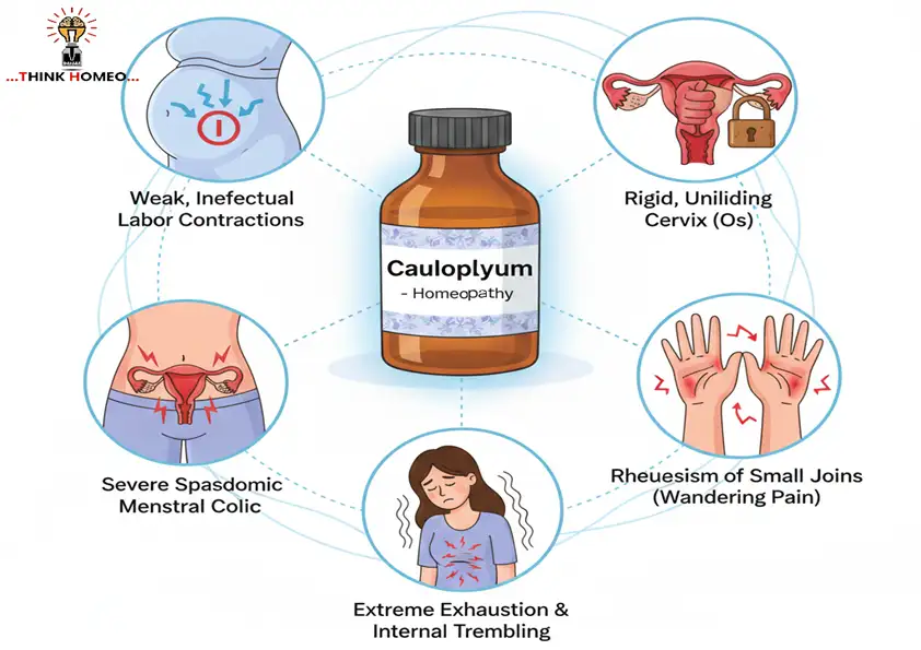 Caulophyllum – कॉलोफ़ाइलम