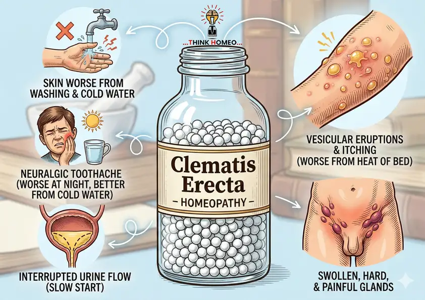 Clematis Erecta – क्लेमैटिस इरैक्टा