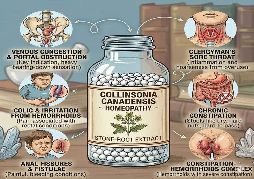 Collinsonia Canadensis – कोलिनसोनिया कैनेडेनसिस