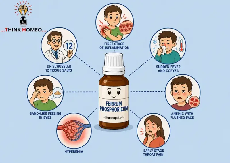 Ferrum Phosphoricum – फेरम फॉस्फोरिकम — होम्योपैथिक औषधि